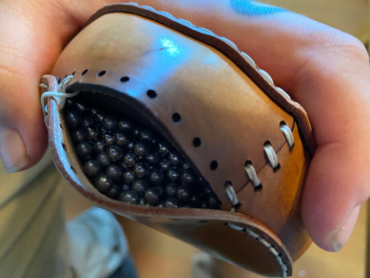 Weighted Leather Pin-Cushion