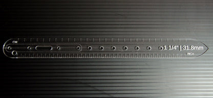 1.25 Inch Belt Template