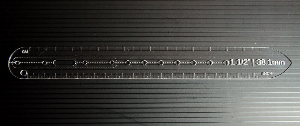 Custom Belt Design Acrylic Template - Singles