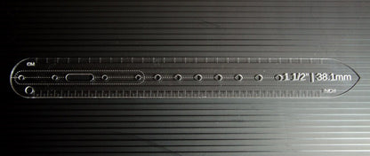 Custom Belt Design Acrylic Template - Singles