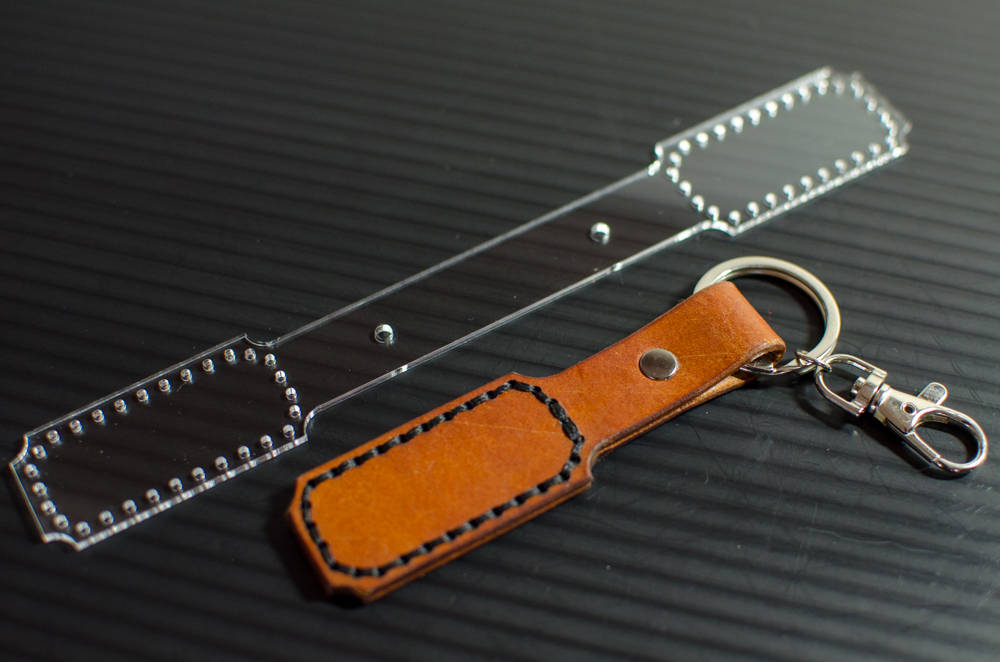 Movie Ticket Acrylic Keychain Template