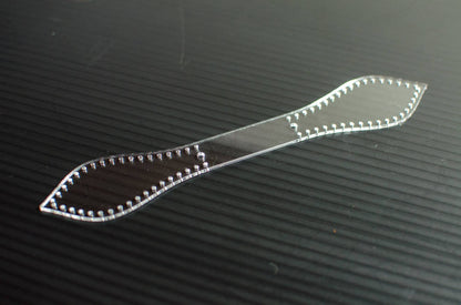 Arrow Leather Keychain Template