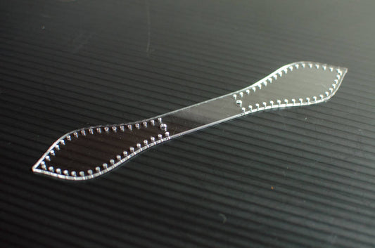 Arrow Leather Keychain Template