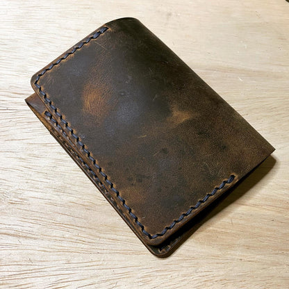 Nomad Leather Tri-fold Minimalist Wallet