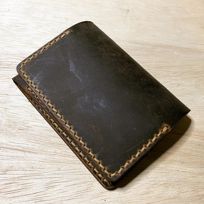 Nomad Leather Tri-fold Minimalist Wallet