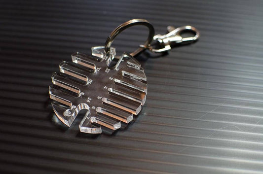 Leather Gauge Keychain