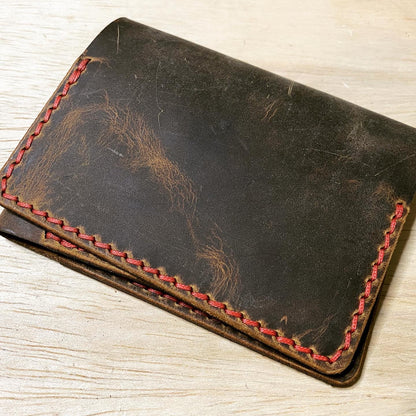 Nomad Leather Tri-fold Minimalist Wallet