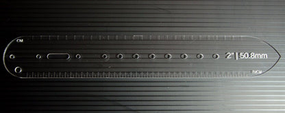 Custom Belt Design Acrylic Template - Singles