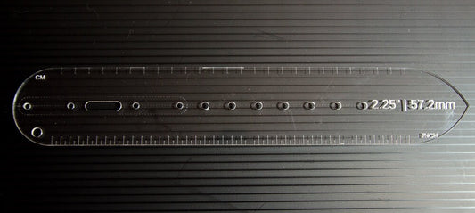 Custom Belt Design Acrylic Template - Singles