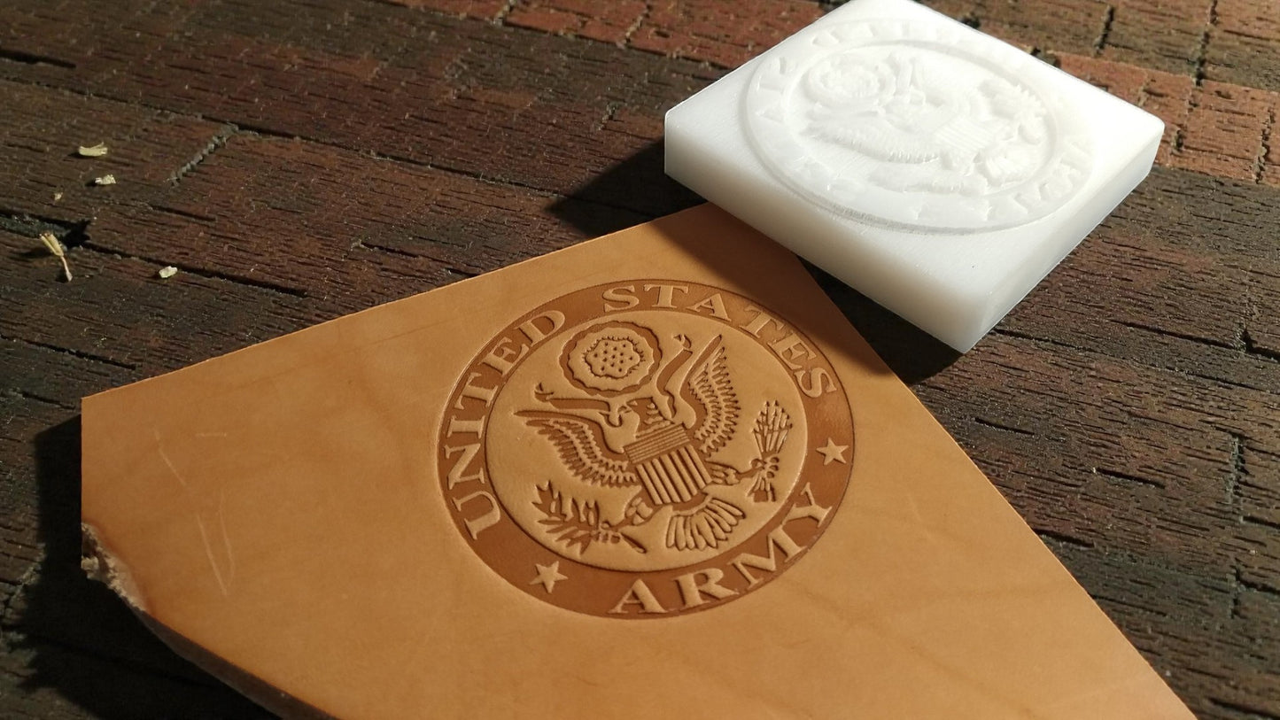 United States Army Leather Stamp