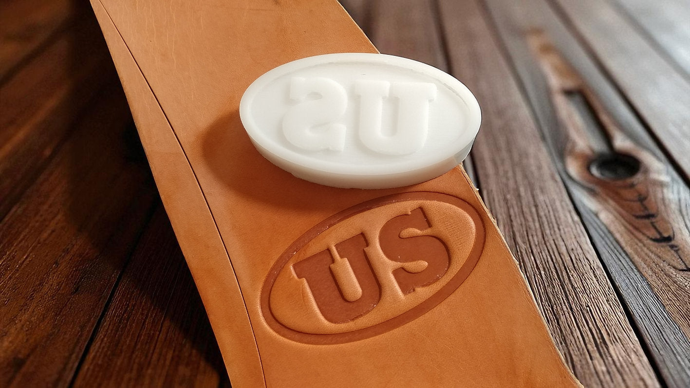US Cavalry Reenactment Leather Stamp