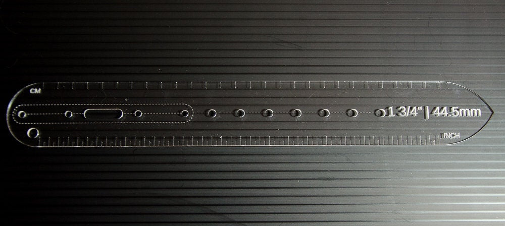 Custom Belt Design Acrylic Template - Singles