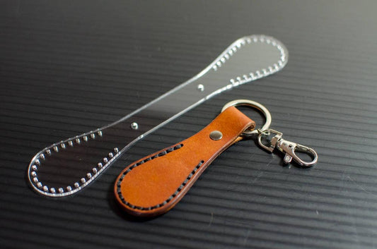 Teardrop Acrylic Keychain Template