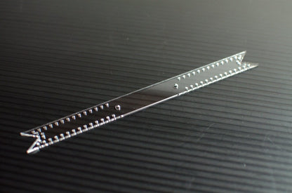 Double Flag Acrylic Keychain Template