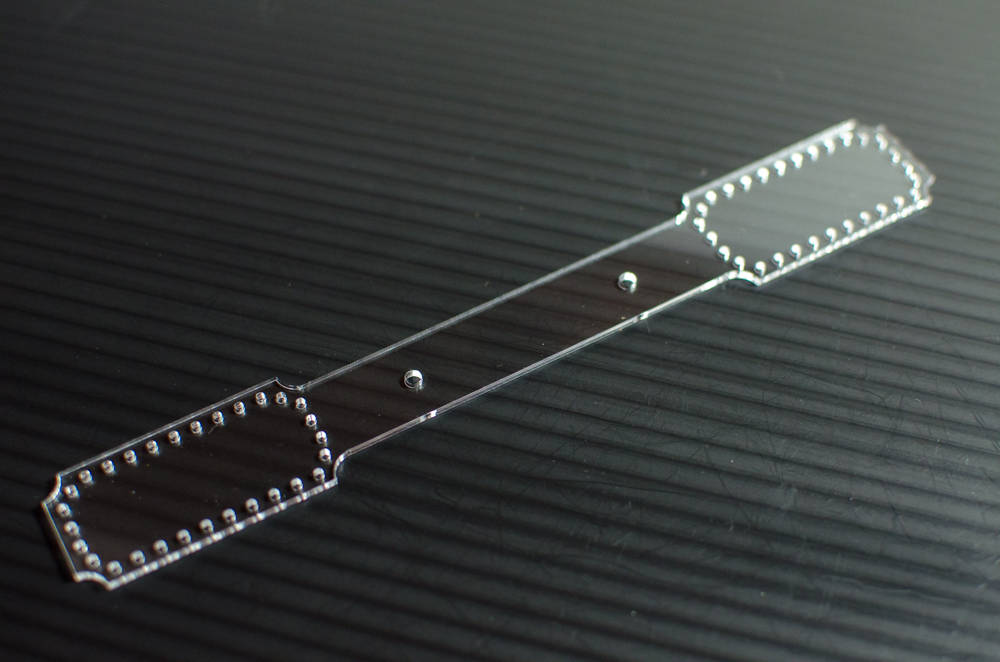 Movie Ticket Acrylic Keychain Template